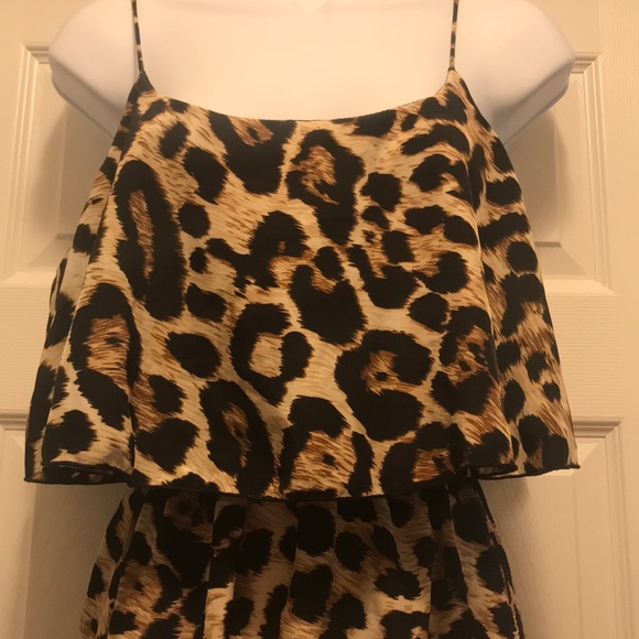 Leopard maxi with spaghetti straps! - Picture 2 of 4